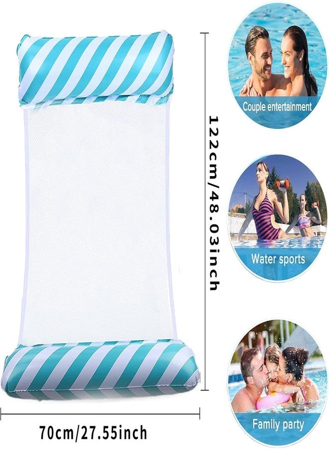 Riveira Inflatable Pool Floats Hammock, Premium Inflatable Pool Float with Air Pump, 4-in-1 Multi-Purpose Pool Hammock, Pool Chairs to Beach, Swimming Pool, Water Lounge Party Toys - Image 4